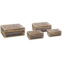 Raf Planter S4 Quadro Set Rectangular 23–28–33–37 cm Rechthoekige houten plantenbakken